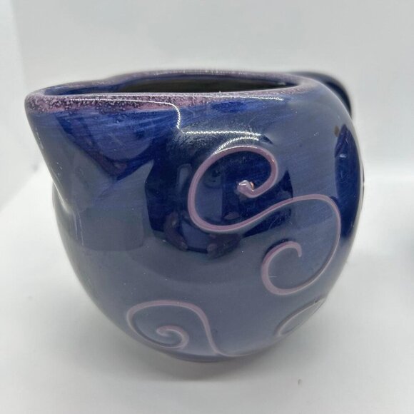 Tabletops Unlimited Fusina hand painted sugar bowl and creamer set ceramic - Picture 2 of 9